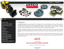Tablet Screenshot of ekozis.cz